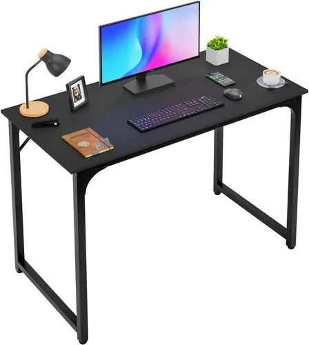 Vista 12 de FDW Escritorio pequeño de oficina de 32 pulgadas, escritorio de oficina en casa, escritorio de estudio para estudiantes/escritorio de estilo simple