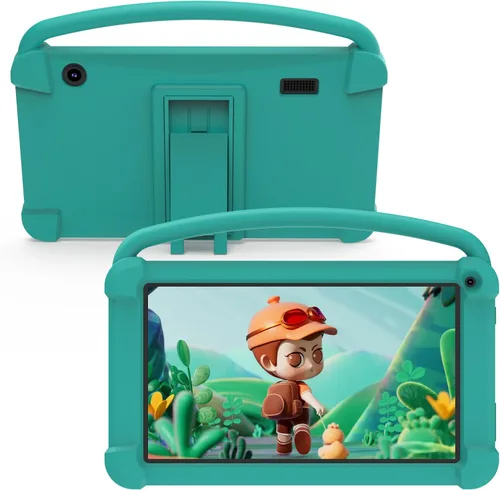 Vista 9 de Tableta para niños de 7 pulgadas, tabletas Android de cuatro núcleos para niños pequeños, tableta para niños con almacenamiento de 32 GB, 4 GB