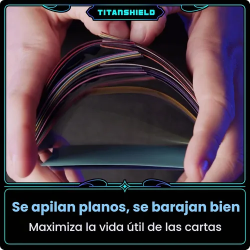 Vista 5 de TitanShield - Fundas Premium para Cartas Compatibles con Pokémon, One Piece, Lorcana, Flesh & Blood y Magic The Gathering MTG