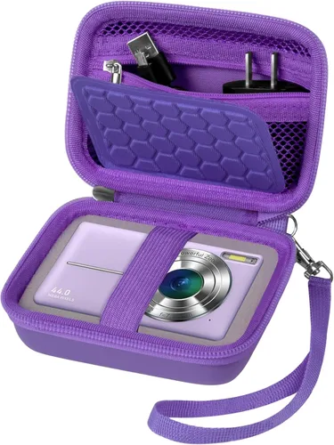 Vista 10 de Estuche protector y de transporte para cámara digital, AbergBest 21 megapíxeles 2.7" LCD recargable HD/Kodak Pixpro/Canon PowerShot ELPH 180/190