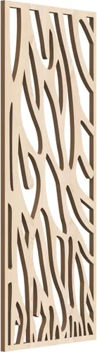 Vista 160 de 9 3/8"W x 24 3/8"H x 1/4"T Bristol Decorativos Paneles de Pared de Madera Calado, Cereza