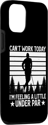 Vista 3 de iPhone 15 Can't Work Today I'm Feeling A Little Under Par - Funny Golf Case