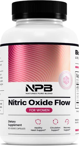 Vista 10 de Nature's Pure Blend Suplementos de óxido nítrico para hombres – L-arginina L-citrulina – Apoyo al corazón y flujo de circulación – 1500MG L arginina