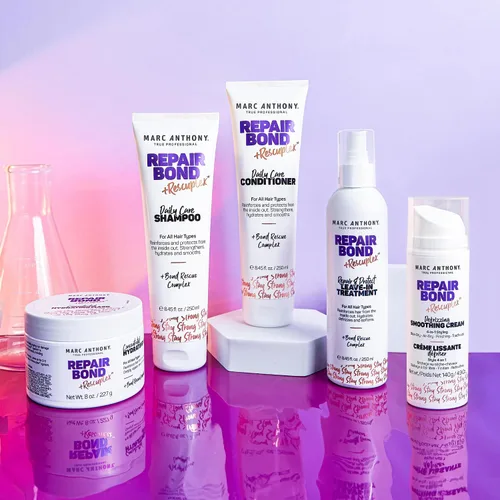 Vista 8 de Marc Anthony Crema antiencrespamiento para el cabello - Suaviza, fortalece y añade brillo