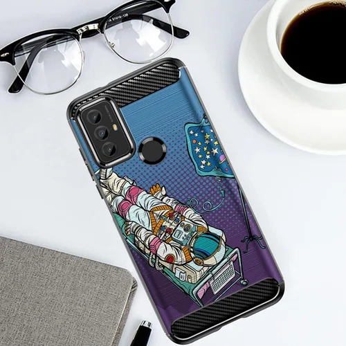 Vista 4 de CasesOnDeck - Funda compatible con Motorola Moto G Play (2023) / Moto G Play (2023) - Funda con diseño de TPU con patrón pictórico, flexible