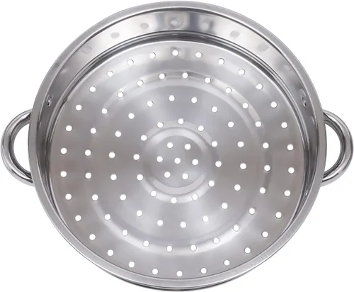 Vista 7 de Vaporizador de alimentos multiusos de 5 niveles de acero inoxidable con tapa, olla para cocinar verduras y cocinar al vapor de 11.0 in/11 pulgadas