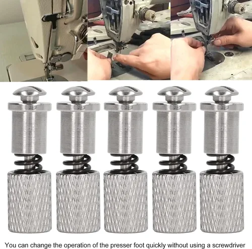Vista 4 de Abrazadera de pie prensatelas de resorte, abrazadera de pie de resorte, máquina de coser, prensatelas de aguja para máquina de coser