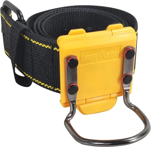 Vista 4 de Cinturón de herramientas con funda de taladro, cinturón de trabajo para electricista con clip de funda de taladro