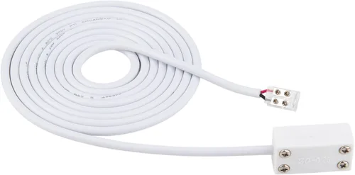 Vista 4 de WAC Lighting T24-BS-PM-CL, Basics & Gemini - Conector I de alimentación a cinta de 24 V CC (paquete de 10)