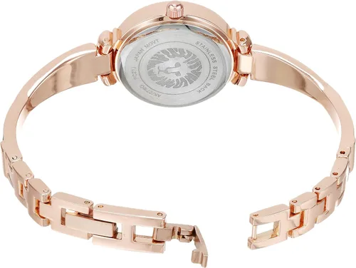 Vista 3 de Anne Klein Juego de reloj de pulsera con detalles de cristal prémium para mujer