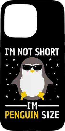 Vista 31 de I'm Not Short I'm Penguin Size Men Women Funny Penguin Lover Case for iPhone 17