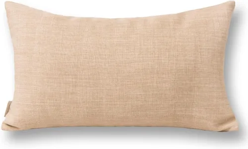 Vista 17 de Jeanerlor - Funda de almohada sólida de lino de 18 x 18 pulgadas / Funda de cojín estilo europeo / Funda de cojín rústico, fundas de almohada
