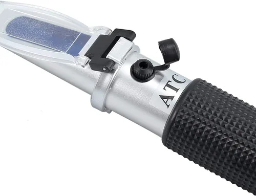 Vista 5 de AUTOUTLET Refractómetro Brix con ATC Dual Scale Brix 0-32% y gravedad específica de mosto 1.000-1.130, refractómetro digital Brix para cerveza