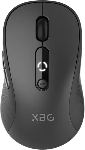Vista 13 de XBG Ratón Bluetooth inalámbrico B15pro, Bluetooth 5.0/4.0 y 2.4G Tri-Mode, tipo C recargable con pantalla LED, clic silencioso ergonómico