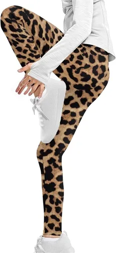 Vista 3 de SEANATIVE Leggings para niñas, ultra suaves, para entrenamiento, deportes, yoga, baile, para niños de 4 a 13 años