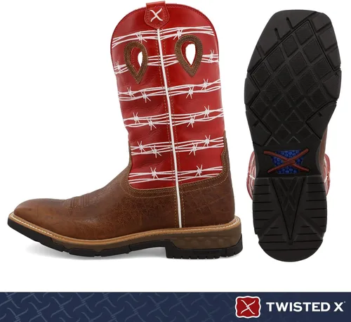 Vista 2 de Twisted X Men's 12" Western Work Boot, Soft Toe