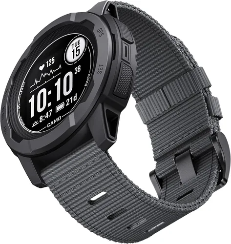 Vista 11 de Correa de repuesto para reloj Garmin Instinct Instinct 3 de 1.772 in, compatible con Garmin Instinct Solar, Tactical, Tide Esports, Sport Outdoor