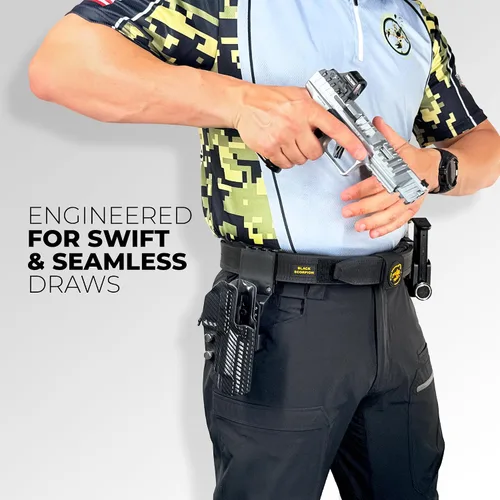 Vista 2 de Black Scorpion Gear Pro Competition Holster se adapta a Beretta 92X Performance