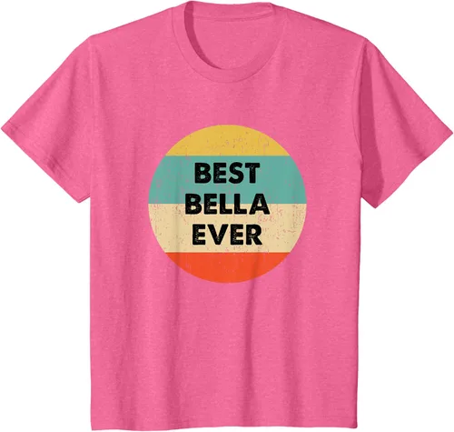 Vista 58 de Bella Name - Camiseta, Negro, S