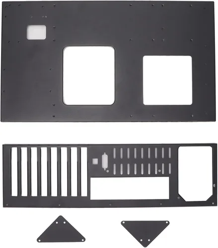 Vista 7 de Caja de computadora abierta DIY Gaming Mining Machine PC Host Case, Carcasa de computadora con diseño de disipación de calor de chasis abierto, 5.9