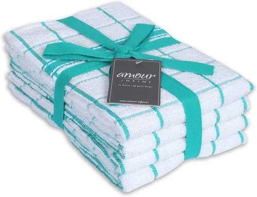 Vista 23 de AMOUR INFINI Juego de 8 paños de cocina ultra suaves, altamente absorbentes, de secado rápido, paños de cocina y limpieza de 12 x 12 pulgadas