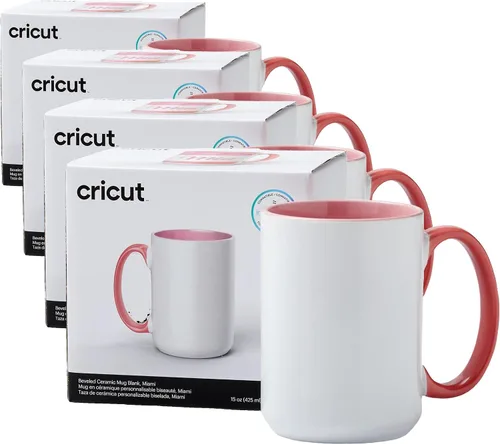 Vista 6 de Cricut Beveled Blank - 425 ml / 15 oz (1 ud) Taza de cerámica de 15 oz con diseño de bosque (1)