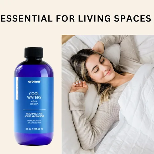 Vista 5 de AROMAR Aceite de fragancia de lino fresco (7.9 fl oz) para difusores, aroma estimulante para aromaterapia, fabricación de jabón, velas, loción