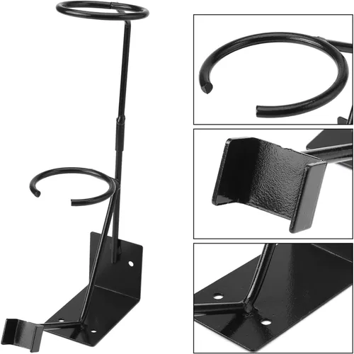 Vista 7 de YUZES Soporte para pistola de pintura de alimentación por gravedad con 100 coladores de pintura de malla de nailon y soporte de colador extraíble