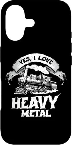 Vista 32 de Train Railroad Locomotive Steam Train Engine Trainspotting Case for iPhone 16