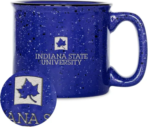 Vista 136 de Rico Industries NCAA Speckle 12oz Laser Engraved Campfire Mug
