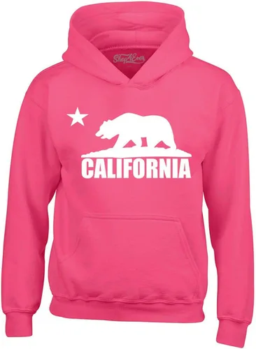 Vista 11 de shop4ever Sudaderas con capucha de oso blanco de California Republic of CA