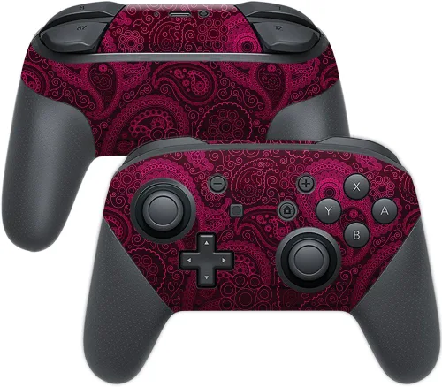 Vista 14 de MightySkins Skin compatible con Nintendo Switch Pro Controller - Negro abstracto Funda protectora de vinilo duradera y única Fácil de aplicar