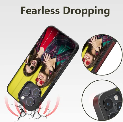 Vista 3 de Fundas Protectoras para Teléfonos Cubierta Funda Personalizada con Foto para iPhone 11/12/13/14/15/16/17/Pro/Max/Plus/Mini/6/7/8 para Samsung