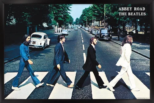 Vista 6 de Trends International Beatles-Abbey Road - Póster de pared, 22.375 x 34 pulgadas, versión sin marco, dormitorio