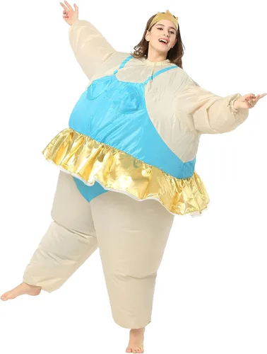 Vista 15 de Disfraz inflable de bailarina gorda para fiesta de Halloween