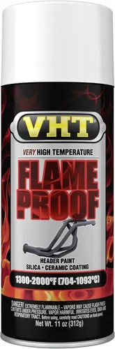 Vista 16 de VHT SP117 Pintura en aerosol de muy alta temperatura con revestimiento ignífugo - Acabado plano de aluminio - Lata de aerosol de 11 oz