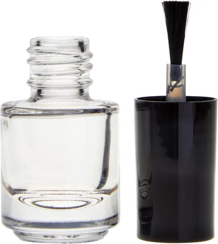 Vista 9 de Bright Creations Minibotellas vacías de esmalte de uñas con cepillo, frascos de vidrio recargables para hacer esmalte de uñas, mini botellas