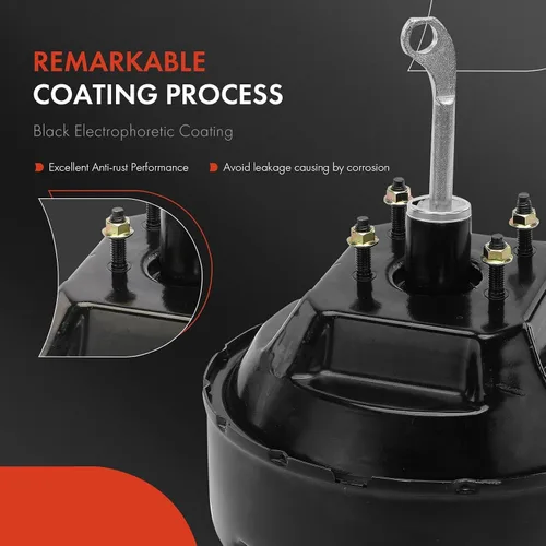 Vista 4 de A-Premium Potenciador de freno de vacío compatible con Ford F-100 F100, F-150 F150, F-250 F250, Bronco, 1980 1981 1982 1983, sin cilindro maestro