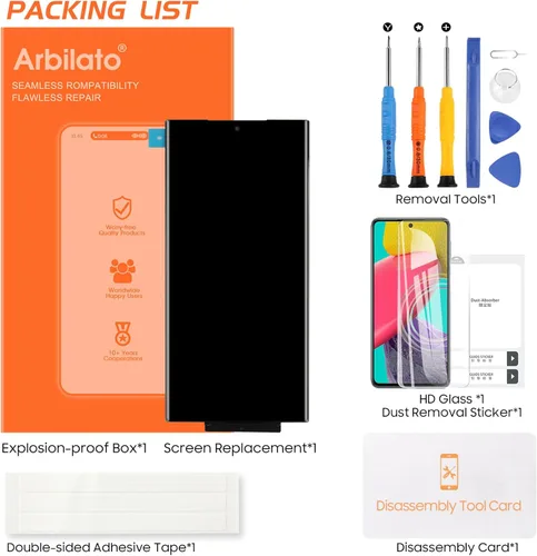 Vista 7 de Pantalla para Samsung Galaxy S23 Ultra Reemplazo de pantalla para Samsung S918 Pantalla LCD SM-S918B, SM-S918U, SM-S918W Pantalla táctil