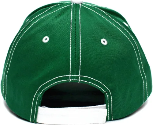 Vista 2 de Shamrock Clover Gorra bordada con diseño de hoja irlandesa de San Patricio, color verde