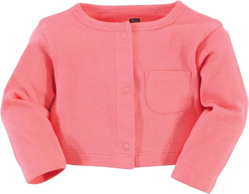 Vista 4 de Hudson - Conjunto de vestido y cárdigan de algodón para bebé