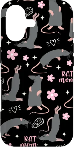 Vista 32 de Funda para iPhone 13 Pro Max Rat Mom Cute Rat Owner Keeper Pet Lover