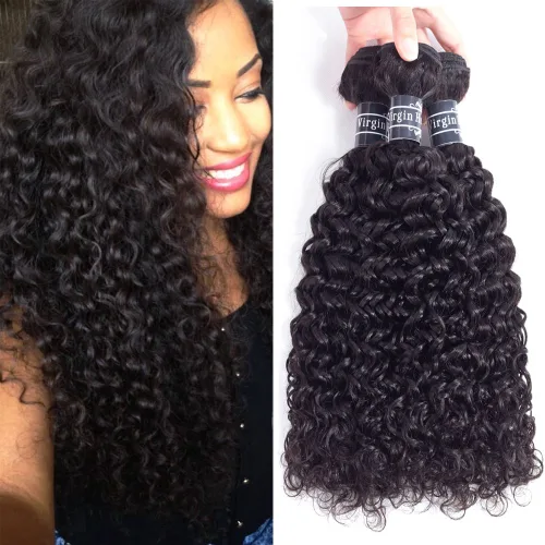 Vista 23 de Amella Extensiones de cabello brasileño de onda profunda de 14 pulgadas, 100% sin procesar, 1 paquete de cabello ondulado profundo, paquetes