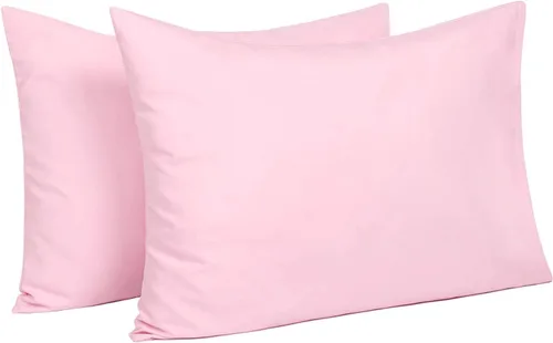 Vista 14 de Axia Linen & Things Fundas de almohada, negro, estándar, 2 piezas 100% algodón egipcio, 600 hilos, patrón sólido