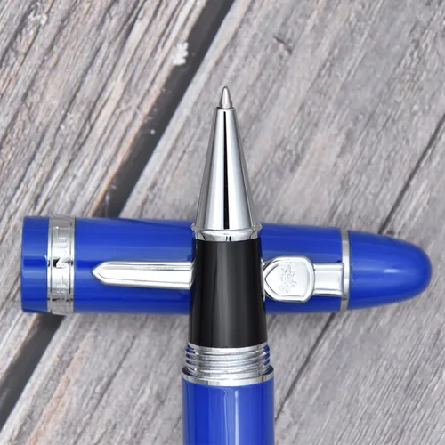 Vista 2 de Jinhao 159 Bolígrafo Rollerball negro pesado Big Pen 3 piezas en 3