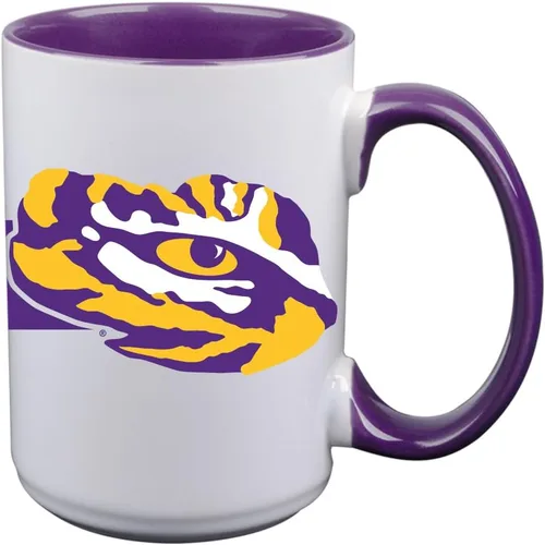 Vista 8 de The Memory Company Taza de café sublimada con licencia oficial de la NCAA de 15 onzas, Universidad de Alabama