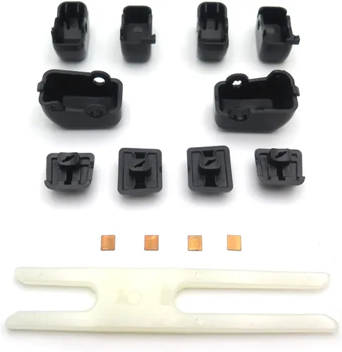 Vista 4 de MT420-001-BK Controles Manuales Negros Tapa de Botones de Carcasa de Interruptor Compatible con Harley Touring 1996-2013 FLHTCU/FLHTK/FLTR/FLTRU