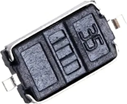 Vista 4 de Micro Switches 100pcs/lot Tact Touch Micro Switch 3X6X2.5 Tactile Push Button Switch 3 * 6 * 2.5 mm SMD 2 Pin Car Remote Control Key Button Switch