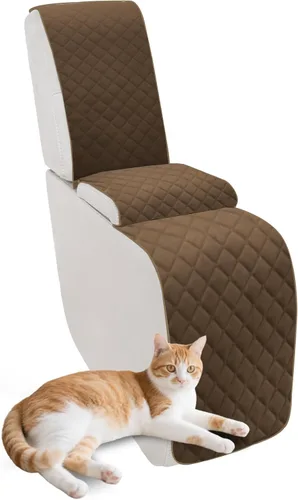 Vista 28 de Fundas para sofá modular reclinable, de terciopelo en forma de L, funda de consola central para perros y mascotas, lavable antideslizante, 1 funda