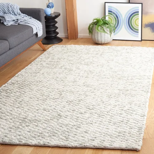 Vista 7 de SAFAVIEH Natura Collection - Alfombra de pasillo de 8 pies, color beige y marfil, diseño moderno, ideal para zonas de alto tráfico en pasillo, baño